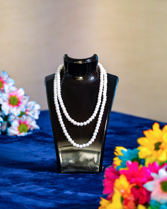 COLIER | Model dublu, perle mici