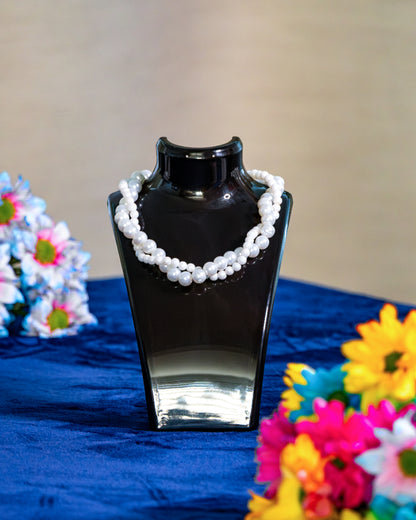 COLIER | Spirală, perle mixte