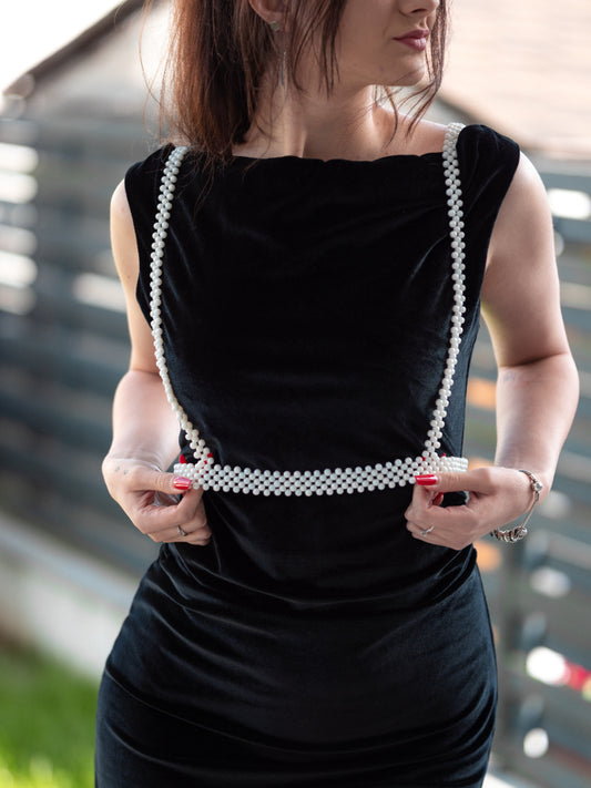 CUREA | Cu bretele din perle